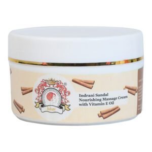 Indrani Sandal Nourishing Massage Cream with Vitamin ‘E’ Oil