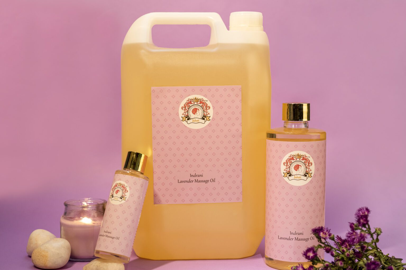 Buy Indrani Lavender Massage Oil Indrani Cosmetics