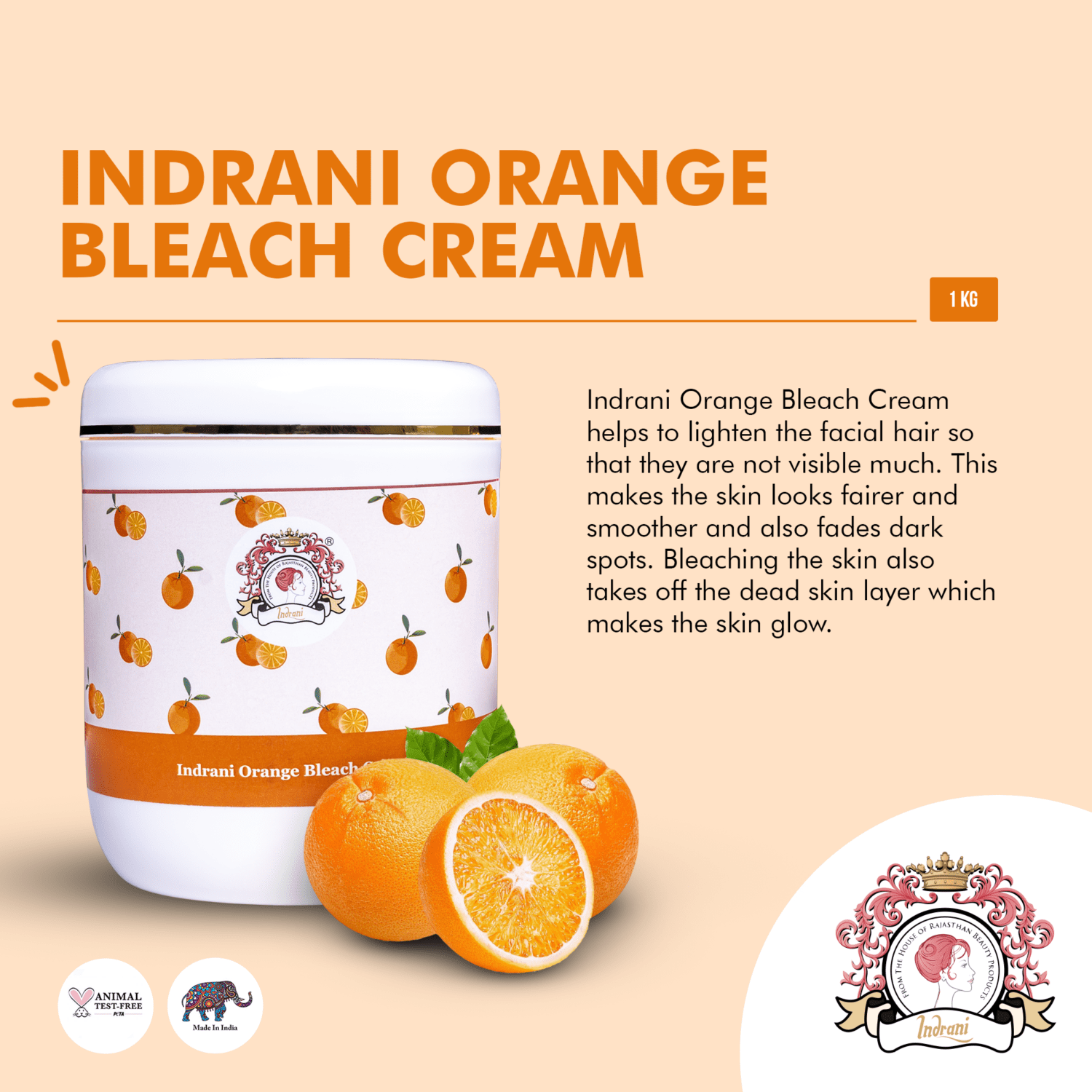 Indrani Orange Bleach cream_00