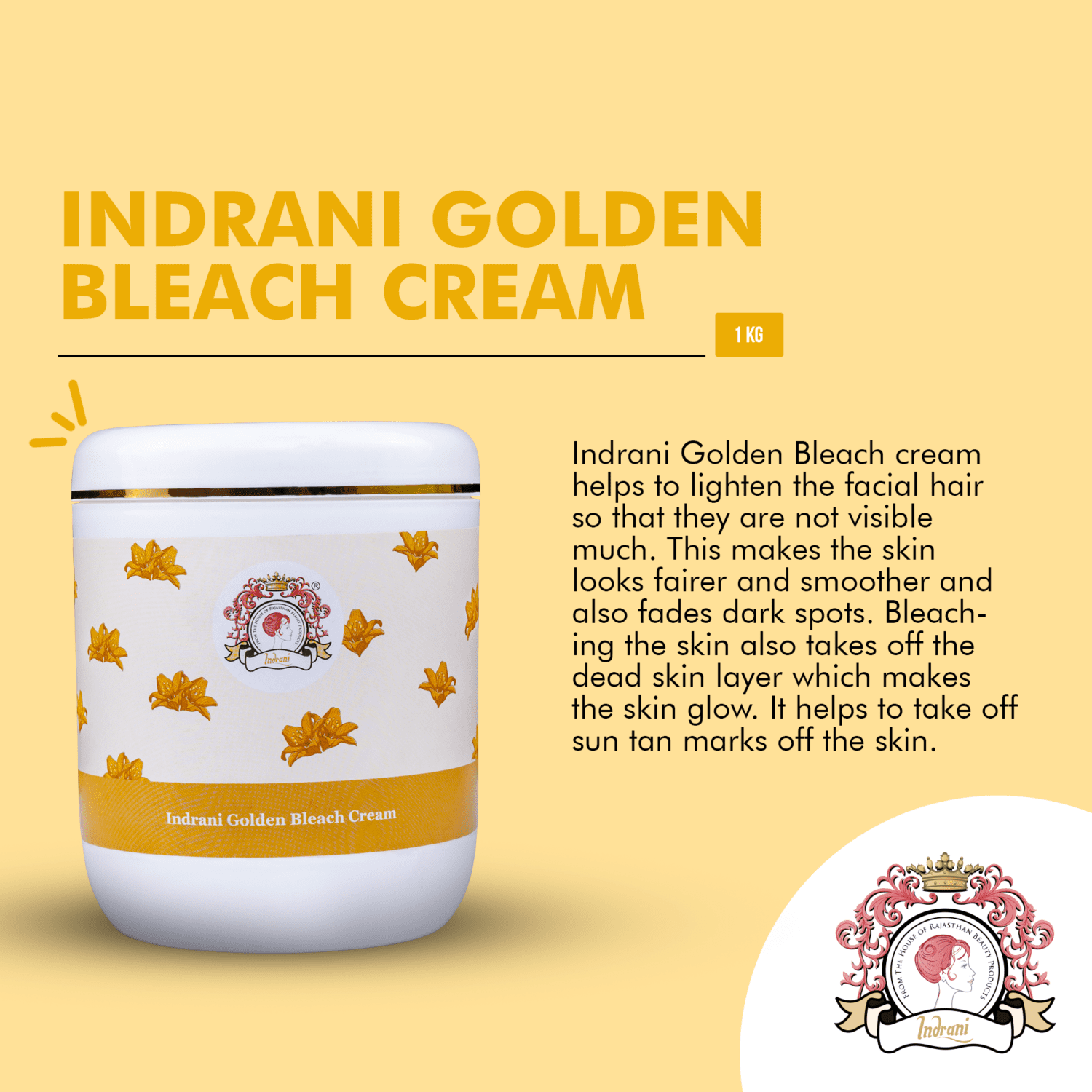 Indrani golden bleach cream_00