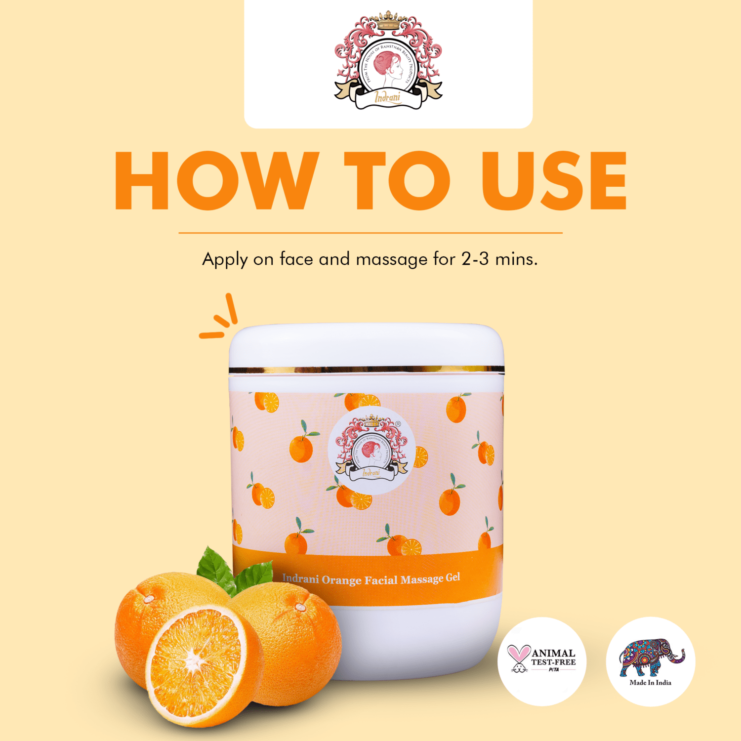 Indrani orange facial massage gel_01