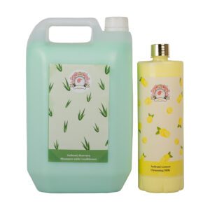 Indrani Aloe Vera Shampoo and Lemon Cleansing Milk Combo Pack