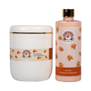Indrani Almond Massage Cream and Maximum Moisturiser Combo Pack