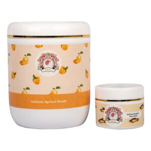 Indrani Apricot Scrub and Sandal Face Pack Combo Pack